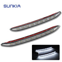 SUNKIA 2PcsSet LED Daytime Running Lights For KIA K2 New RIO DRL With Turning Signal Day Light Dimmer Function Car Styling