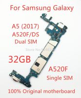 นําไปใช้กับ Samsung Galaxy A5 2017 A520F A520F / DS A520S / K / L 32GB ระบบชิปเมนบอร์ดดั้งเดิมปลดล็อคลอจิกบอร์ดแทนที่