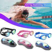 Adult Swim Goggles Stamping Resistance One Size Anti Fog with Earplugs Waterproof High Light Transmittance Beach Accessories Goggles