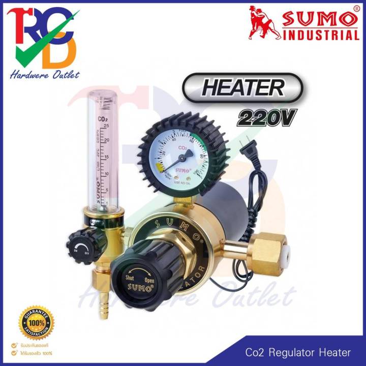 sumo-เกจ์ซีโอทู-เรกกูเรเตอร์-220v-รุ่นปรับแรงดัน-regulator-co2-heater