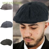 mxfashione หมวกทรงนิวส์บอย ผ้าขนสัตว์ผสมสี หมวกทรงเดียวกับหนังเรื่อง Peaky Blinders Shelby 5251106✥□