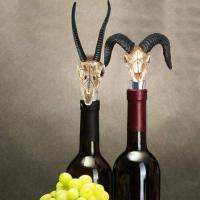 Animal Skull Bottle Stopper Rustproof Alloy Animal Skull Decors Artistic Kitchen Utility Gadgets for Cooking Oil Wine Brandy Vinegar Champagne Vodka well made