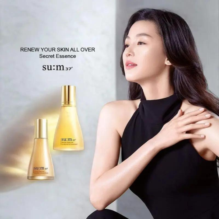 น้ำตบทงอี-เซรั่มบำรุงผิวหน้า-su-m37-secret-essence-fundamental-treatment-30ml-ขวดแก้ว-ปรับสมดุลผิว-ให้ผิวกระจ่างใส-เรียบเนียน-ให้ความชุ่มชื้น-ร้าน-maskallnight