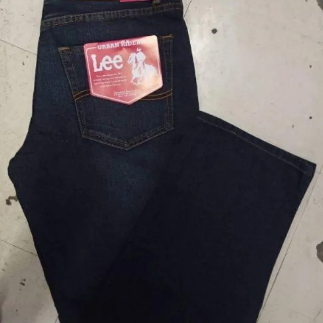 New Arrival!!Blasting Black Lee Pants Straight Cut Pants(Size 28-40 ...