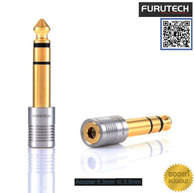 Furutech F 63-S G Gold plated Headphone Plug Adaptor 3.5 mm to 6.3mm NEW Version audio grade made in japan / ร้าน All Cable