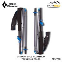 BLACK DIAMOND DISTANCE ALUMINUM FLZ TREKKING POLES ไม้เท้า สำหรับเทรคกิ้ง วิ่งเทรล น้ำหนักเบา พับเก็บเป็น 3 ท่อน