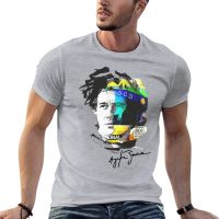 เสื้อยืดแขนสั้น พิมพ์ลาย Ayrton Senna Brasil Legend Driver ขนาดใหญ่ แฟชั่นสําหรับผู้ชาย  B8SO