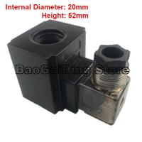 YUKEN Hydraulic Coil DSG-02 Solenoid Valve Coil Inner Diameter 20mm Height 52mm AC220V DC24V