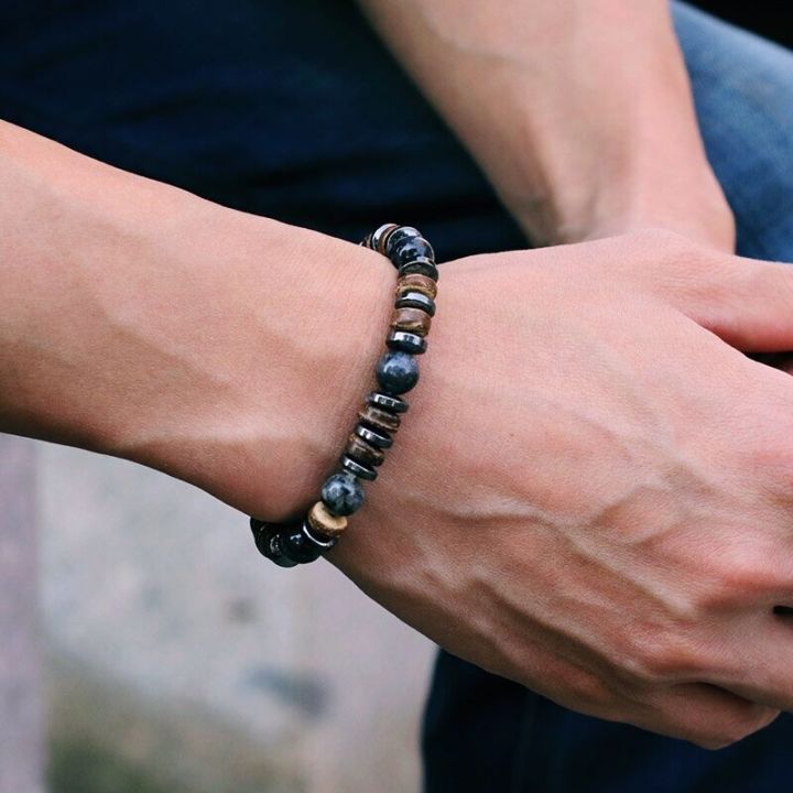 new-vintage-men-bracelet-stone-natural-wooden-braclet-homme-hematite-tiger-eyes-braslet-coconut-bead-brazalete-pulsera-hombre