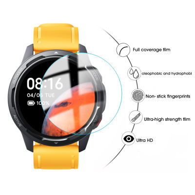 กระจกนิรภัยสำหรับ Mi นาฬิกา S1Pro S1ที่ใช้งานป้องกันรอยขีดข่วนฟิล์มป้องกันหน้าจอสำหรับ Xiaomi นาฬิกา S1 Pro S1Active 2023