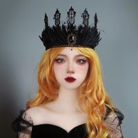 【jw】♠  Headband Witch King Accessories Hairband Gothic Jewelry Photo Props