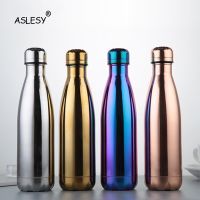 Logo Custom 500Ml Double-Wall Thermos Bottle Stainless Steel Insulated Vacuum Flask Stainless Steel Cola Cup Office Gift Cup