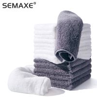 hotx 【cw】 SEMAXE hand towels kitchen and bathroom face premium soft towel set 12 sets