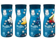 Bánh ăn dặm Gerber Puffs đủ vị