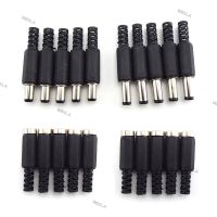 5PCS 5.5x2.5mm DC Female Male Jack Socket Power Supply Plug Connectors Male Adapter Wire 5525 Terminal W6TH