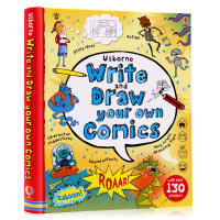 Usborne produces original English picture books and creates his own comics write and draw your own comics picture books for children aged 6-8 interesting art enlightenment picture books for parents and children early education interactive game books