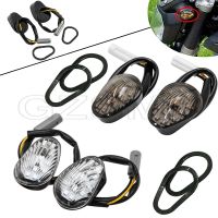 สัญญาณเลี้ยว LED ไฟส่งสัญญาณโคมไฟฟลัชเมานท์สำหรับยามาฮ่า YZF R6 R1 R6S อุปกรณ์เสริมรถจักรยานยนต์