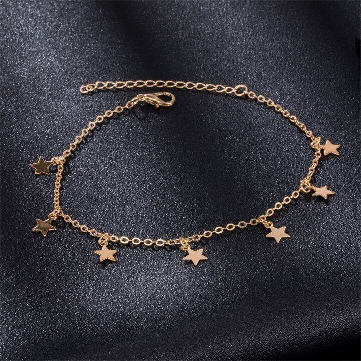 anklets-foot-chain-silver-star-foot-chain-beach-anklet-star-star-pendant-anklet-aliexpress