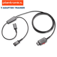 PLANTRONICS 27019-03ชุดอะไหล่ Y-ADAPTER TRAINER CABLE QD Adapter พร้อมสวิตช์ปิดเสียง