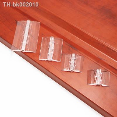 ☌✗◕ 10Pcs 25X33 30X33 38X45 65x42 Plastic Folding Hinges Transparent Plexiglass Hinge Durable Clear Acrylic