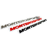 โลโก้ ตัวอักษร ตัวหนังสือ MONTERO SPORT ตัวนูน 3D ติดฝากระโปรงหน้า สำหรับ MITSUBISHI PAJERO SPORT / MONTERO SPORT มี 3 สี