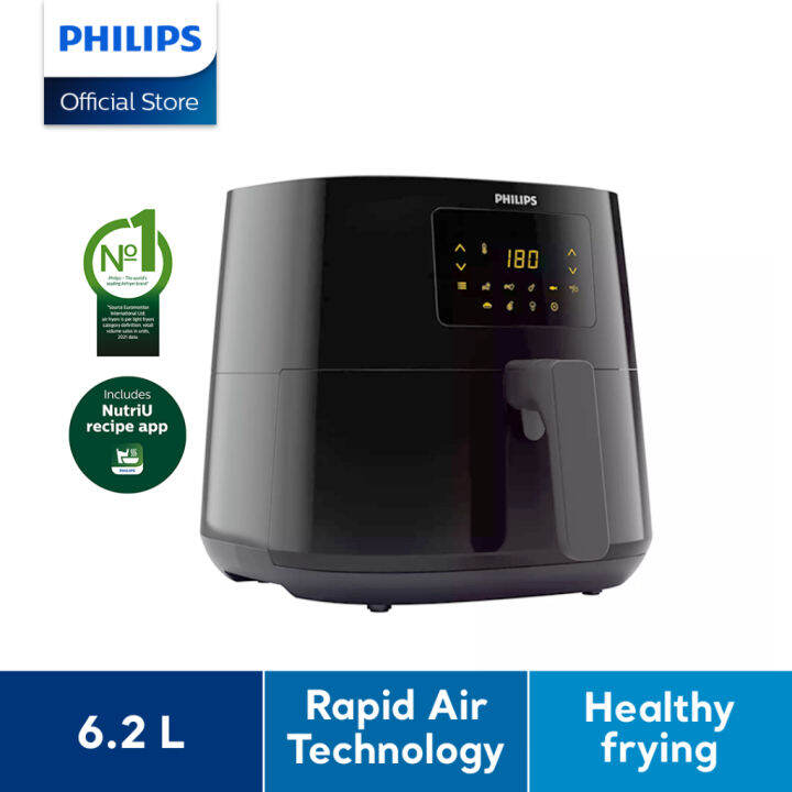 Philips Digital Air Fryer HD9270/91 6.2 Liter XL Size Healthy Low Fat Multicooker Fryer Lazada PH