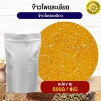 ข้าวโพดละเอียด fine corn อาหารนก กระต่าย หนู กระต่าย ชูก้า และสัตว์ฟันแทะ สะอาดได้คุณภาพ (แบ่งขาย 500G / 1KG)