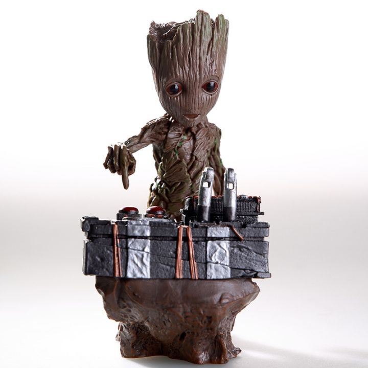 the-avengers-groot-ต้นไม้ขนาดเล็กผู้ชายอนิเมะภาพยนตร์ตัวละครหุ่นโมเดลข้อต่อที่เคลื่อนไหวได้โมเดลของขวัญวันหยุดสำหรับเด็กน่ารัก