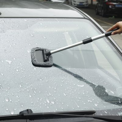 [COD] Car front windshield inner glass defogging brush car window defog cleaning dust duster wiping artifact sweeping