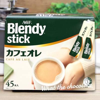 AGF Blendy Stick กาแฟลาเต้ พร้อมชง (กล่องใหญ่ 45 ซอง)