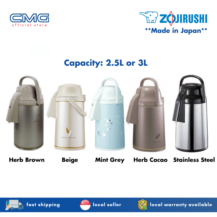 japanese thermos airpot 3l 4l stainless