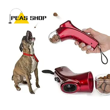 1Pcs Pet Treat Launcher Dog Food Catapult Dog Stuff Puppy Snack Shooter  Feeder Pet Training Food Dispenser Toys Dog Interactive Toys