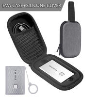 ใหม่ EVA Storage เคสป้องกันสำหรับ Samsung T7 Touch Portable SSD External Solid State Drives กระเป๋าถือพร้อมฝาปิดซิลิโคน