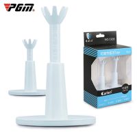 Pack 2 Pcs Golf Tees Adjustable Height 53mm To 73mm Golf Range Tee Low Resistance Swing Soft Plastic Practice Mat Tee Boxed