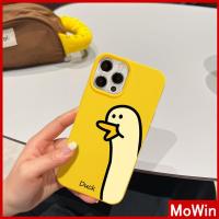 ✿ Mowin - เข้ากันได้สำหรับ เคสไอโฟน เคสไอโฟน11 สำหรับ iPhone 14 Pro max เคส iPhone เคสนิ่มสีดำเคส TPU ลูกอม กันกระแทกรูใหญ่ป้องกันกล้องสีเหลืองเป็ดน่ารักเข้ากันได้สำหรับ iPhone 13 Pro max 12 Pro Max 11 xr xs 7Plus 7 8