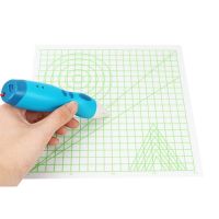 +【； Plastic Drawing Mat Basic Template Gift Multi-Shaped For 3D Printing Pen Create 3D Objects Drawing Tool Useful Art Supplies