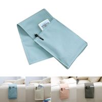 1PC Cotton Linen Bedside Storage Bag Organizer Bed Desk Bag Sofa Remote Control Hanging Bag Storage Organizer Bed Holder Pockets