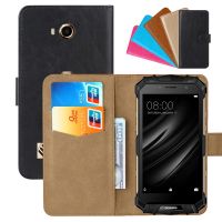 Luxury Wallet Case For Doogee S60 Lite PU Leather Retro Flip Cover Magnetic Fashion Cases Strap