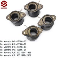 คาร์บูเรเตอร์ระหว่างท่อร่วมไอดีกาวไอดีสำหรับยามาฮ่า XJR1300 1998-2001 XJR1200 4KG-13596-01 1994-1998 4KG-13586-00