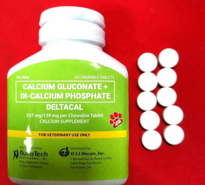 DELTACAL Calcium Supplement Tablet for Dogs and Cats Lazada PH