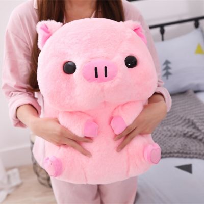 【CW】✿  Soft Kawaii Pink Pig Stuffed Super Round Children