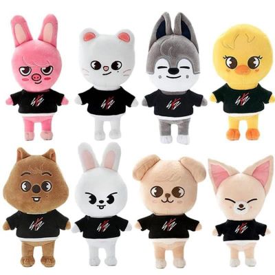 hot【DT】❄❐  Skzoo 20cm Stray Kids Wolf Cartoon Stuffed Plushies Kawaii Companion for Adults Fans