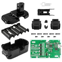 Dawupine แบตเตอรี่กรณีพลาสติกชาร์จแผงวงจรป้องกัน PCB สำหรับ RYOBI 18โวลต์P103 P108 BPL-18151820กรัม181511820หนึ่ง