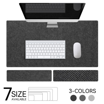 Large Size Computer Desk Mat Table Keyboard Big Mouse Pad Non-slip Keyboard Mat Felt Laptop Cushion Mousepad Gaming Accessories