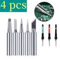 4pcs Tin Tip for Station Soldering Iron Welder Tips Accessories 900M Internal Heating Constant Temperature Welding Wire Tools