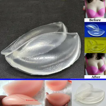 Womens Silicone Gel Bra Inserts Pads Breast Enhancer *Push Up