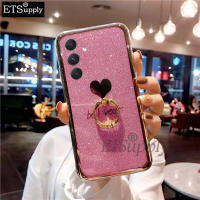 เคสโทรศัพท์ Galaxy S23 FE นุ่มการถูกรักผู้ถือแหวนคู่ฝาหลัง Samsung Galaxy S23 FE กรณี