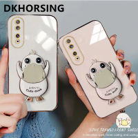 DKHORSING เคสเคลือบใหม่ Huawei HONOR 90 5G / HONOR 90 Lite/ HONOR 70 Lite เคสโทรศัพท์ซิลิโคนนิ่มลายการ์ตูนเคส HONOR90 Lite Honor70ที่จับขาตั้งเป็ดน่ารัก