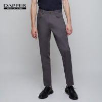 DAPPER กางเกงชิโน่ แบบ 5-Pockets ทรง Comfort-Fit สีเทา