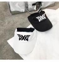 Pxgaceae หมวกสตรีกอล์ฟสีขาวกระบังแสงใหม่สำหรับผู้หญิงหมวกว่างเปล่ากอล์ฟโดยไม่มีด้านบนสีดำ Azureway J.lindeberg DESCENTE